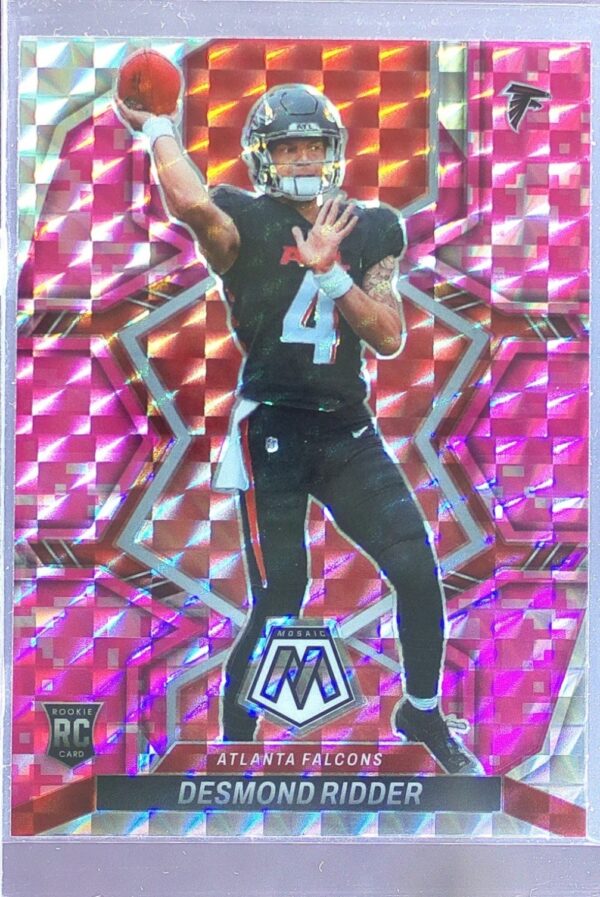 2022 Mosaic Desmond Ridder Mosaic Camo Pink RC #303 Falcons