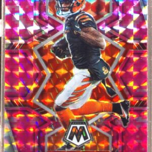 2022 Mosaic Ja'Marr Chase Mosaic Camo Pink #41 Bengals