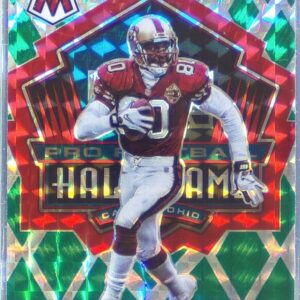 2022 Mosaic Jerry Rice #HF-9 49ers HoloFame Mosaic Green