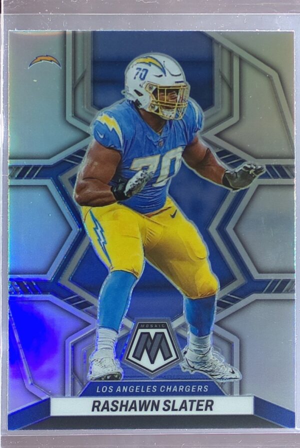 2022 Mosaic Rashawn Slater Silver #105 Chargers