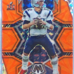 2022 Mosaic Tom Brady Mosaic Reactive Orange #292 Patriots