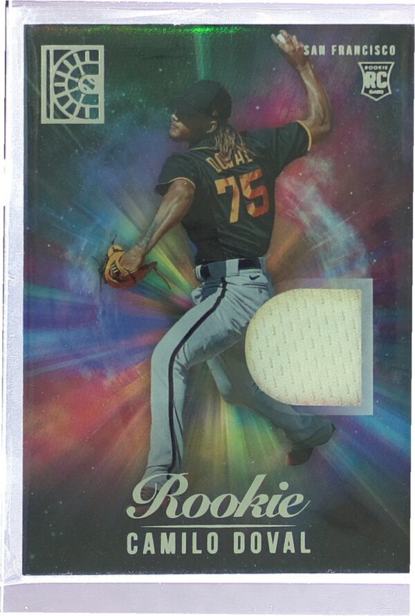 2022 Panini Capstone Camilo Doval JSY RC #RM-CD Giants Rookie Materials