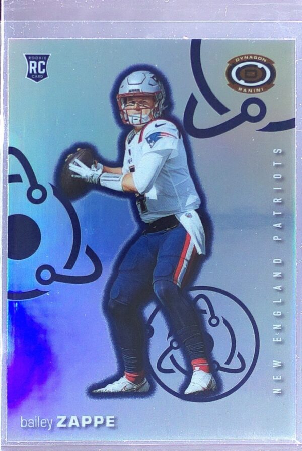 2022 Panini Chronicles Bailey Zappe RC #D-3 Patriots Dynagon Rookies Silver
