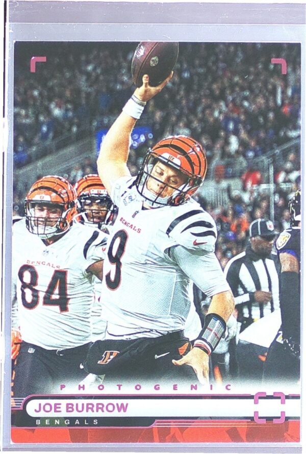 2022 Panini Chronicles Joe Burrow #PH-2 Bengals Photogenic Pink