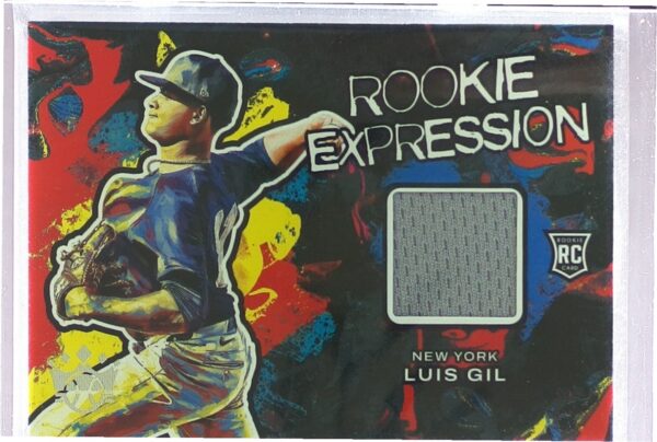 2022 Panini Diamond Kings Luis Gil JSY RC #RE-LG Yankees Rookie Expression