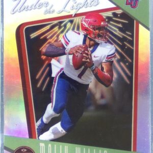 2022 Panini Legacy Malik Willis RC #UL-4 Flames Under the Lights Silver