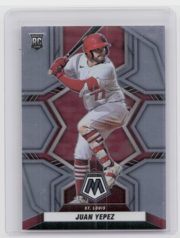 2022 Panini Mosaic Juan Yepez Rookie RC #261 Cardinals