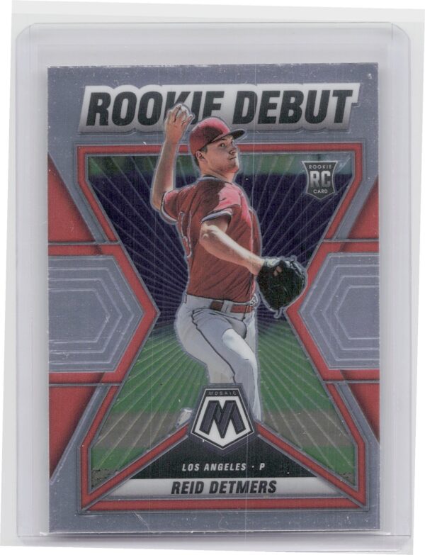 2022 Panini Mosaic Reid Detmers RC #RD-11 Angels Rookie Debut