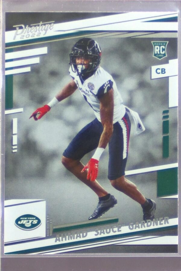 2022 Panini Prestige Ahmad "Sauce" Gardner RC #378 Jets