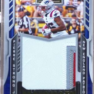 2022 Playbook Pierre Strong Jr. #MM-39 Patriots Mammoth Material Gold