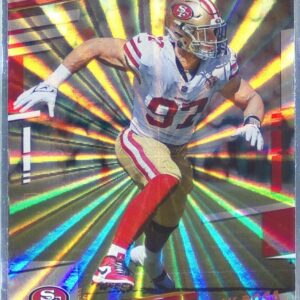 2022 Prestige Nick Bosa Xtra Points Sunburst #270 49ers
