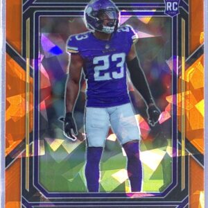 2022 Prizm Andrew Booth Jr. Orange Ice RC #387 Vikings