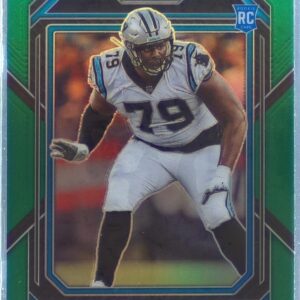 2022 Prizm Ikem Ekwonu Green RC #366 Panthers