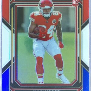2022 Prizm Skyy Moore Red White and Blue RC #331 Chiefs