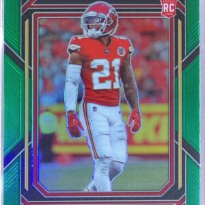 2022 Prizm Trent McDuffie Green RC #372 Chiefs