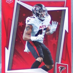 2022 Rookies & Stars Arnold Ebiketie Red RC #187 Falcons