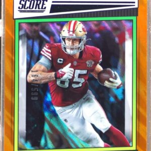 2022 Score George Kittle Lava /599 #165 49ers