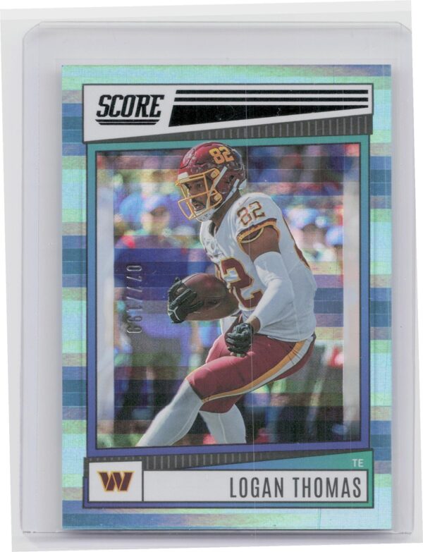 2022 Score Logan Thomas Racer /199 #253 Commanders