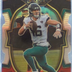 2022 Select Trevor Lawrence Black and Red Prizm Die Cut #41 Jaguars