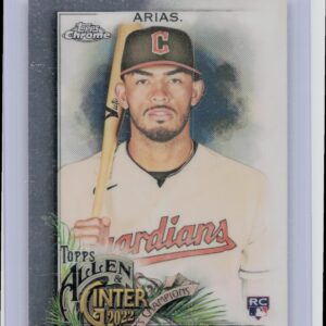 2022 Topps Allen & Ginter X Gabriel Arias Mini Silver #251 Guardians