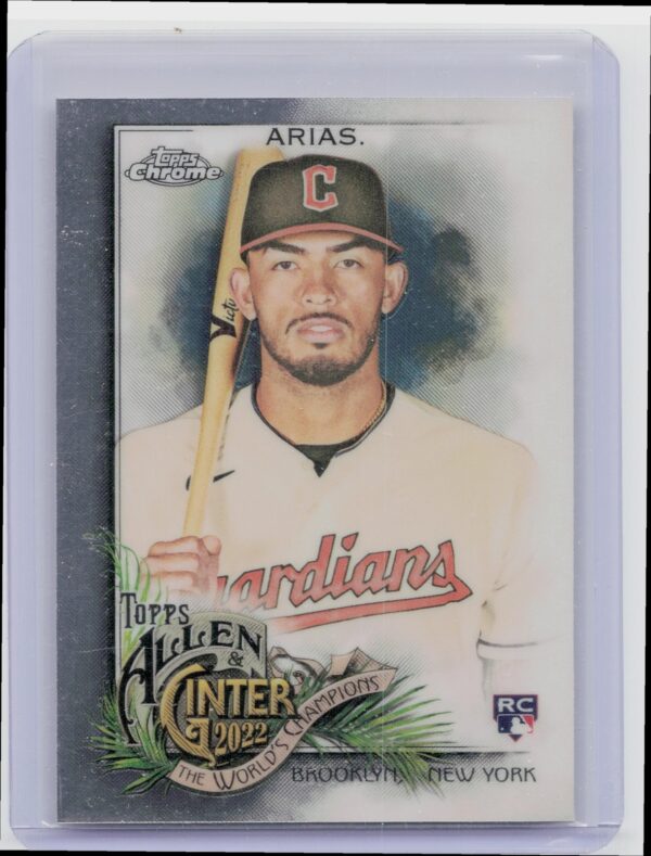 2022 Topps Allen & Ginter X Gabriel Arias Mini Silver #251 Guardians