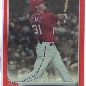 2022 Topps Andrew Young Red Foilboard /199 #404 Nationals