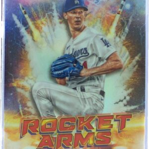 2022 Topps Chrome Cosmic Walker Buehler #RA-8 Dodgers Rocket Arms