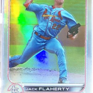 2022 Topps Chrome Jack Flaherty Refractor #195 Cardinals