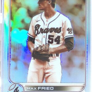 2022 Topps Chrome Max Fried Sepia Refractor #75 Braves