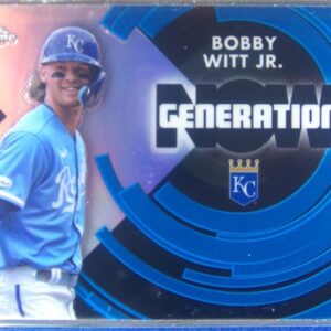 2022 Topps Chrome Update Bobby Witt Jr. RC #GNC-23 Royals Generation Now Chrome