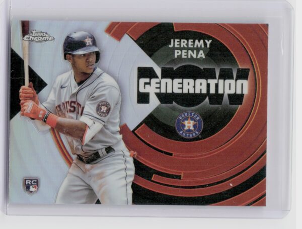 2022 Topps Chrome Update Jeremy Pena #GNC-10 Astros Generation Now Chrome