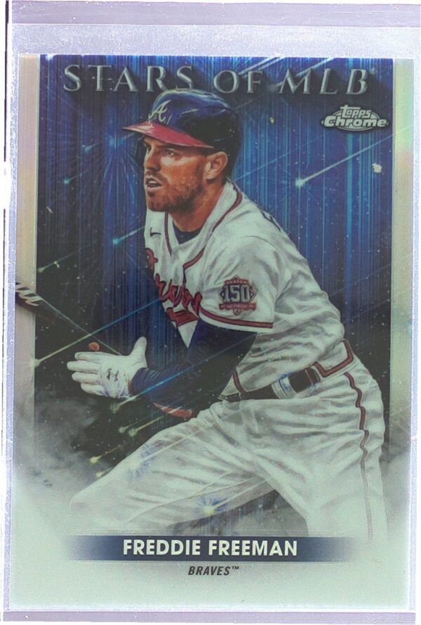 2022 Topps Freddie Freeman #SMLBC-3 Braves Stars of MLB Chrome Refractor