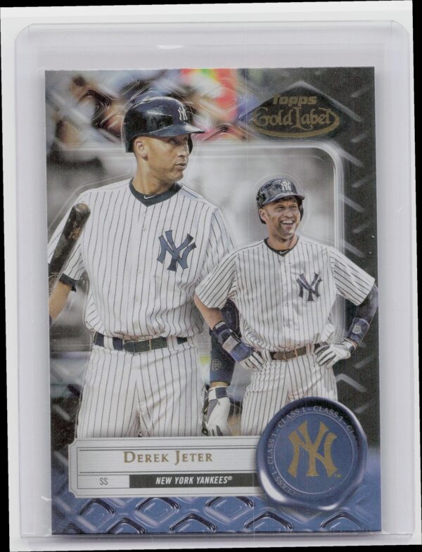 2022 Topps Gold Label Derek Jeter Class 1 Black #78 Yankees