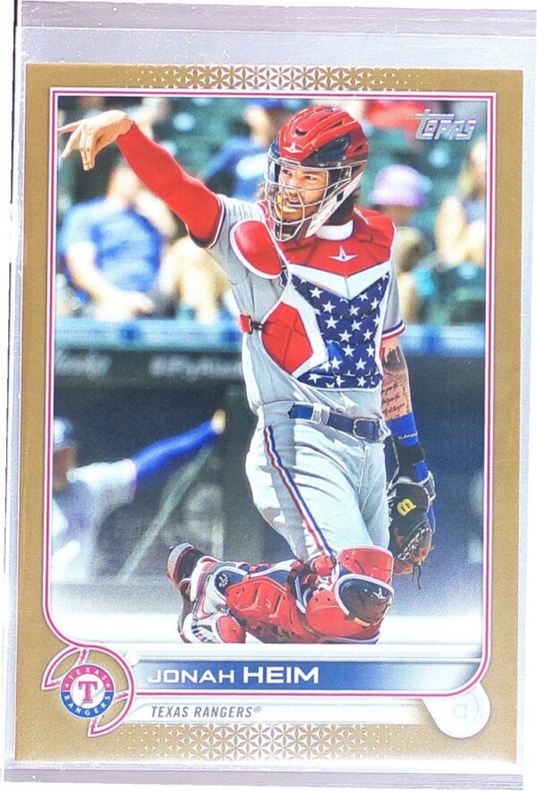 2022 Topps Jonah Heim Gold /2022 #230 Rangers