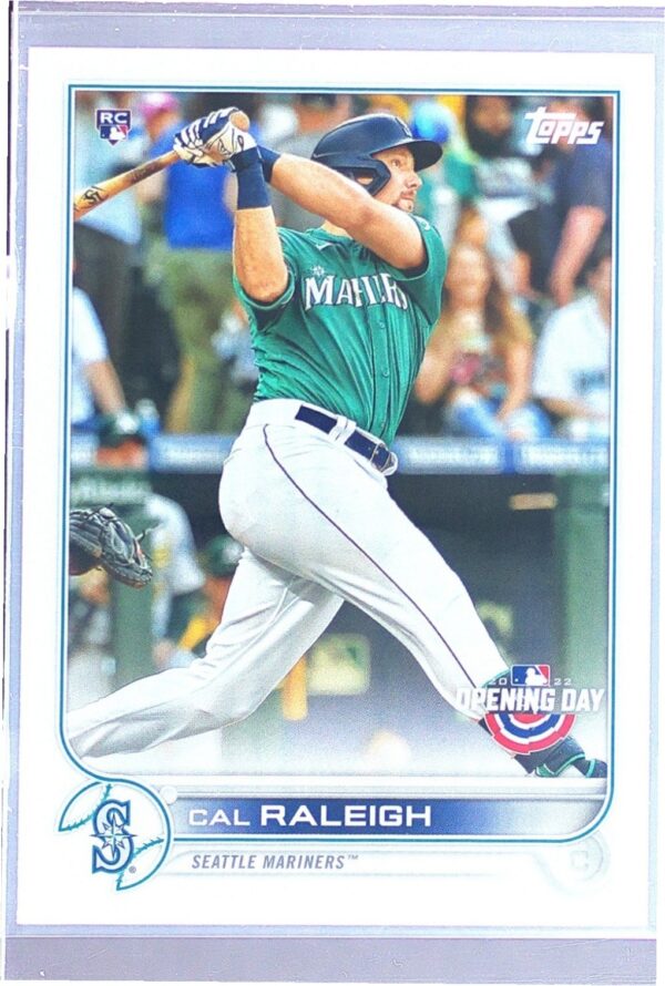 2022 Topps Opening Day Cal Raleigh RC #124 Mariners