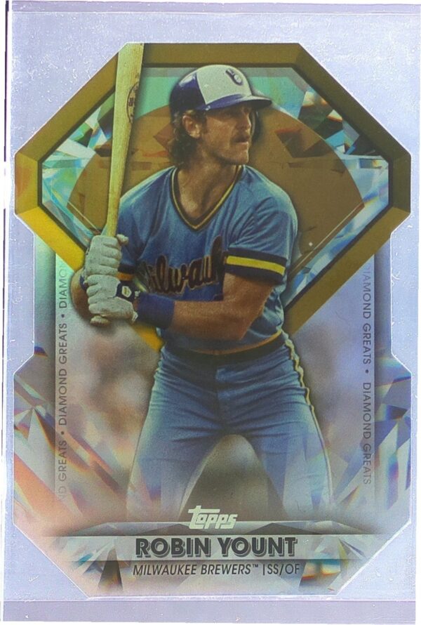 2022 Topps Robin Yount #DGDC-37 Brewers Diamond Greats Die Cuts