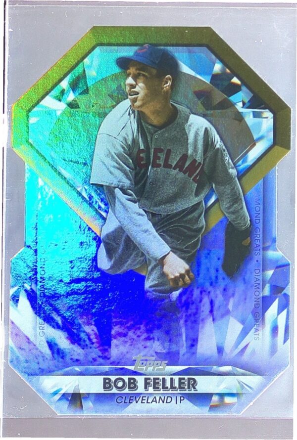 2022 Topps Update Bob Feller #DGDC-59 Indians Diamond Greats Die Cuts