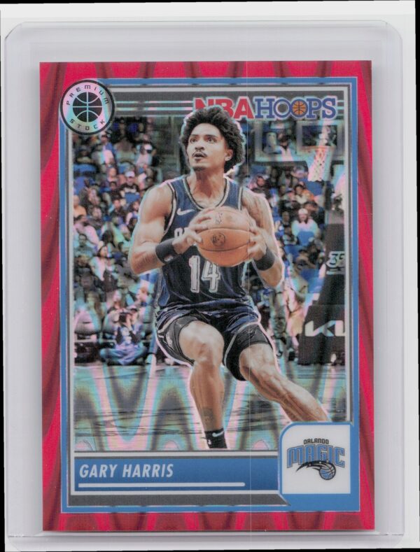 2023-24 Hoops Premium Stock Gary Harris Multi Wave Prizm 28 Magic