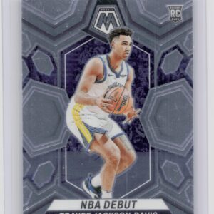 2023-24 Panini Mosaic Trayce Jackson-Davis RC NBA Debut 254 Warriors