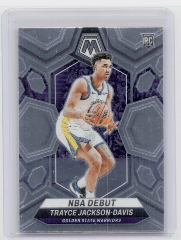 2023-24 Panini Mosaic Trayce Jackson-Davis RC NBA Debut 254 Warriors