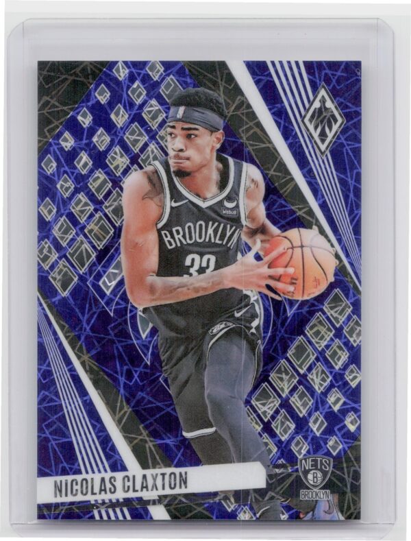 2023-24 Panini Phoenix Nicolas Claxton Phoenix Blue Lazer 1/275 219 Nets