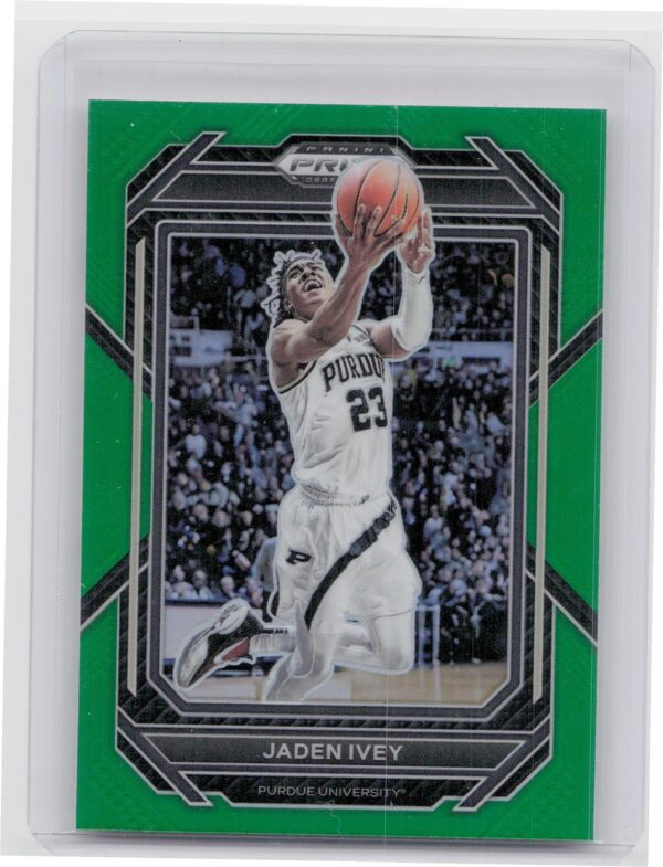 2023-24 Panini Prizm Draft Picks Jaden Ivey Green #75 Boilermakers