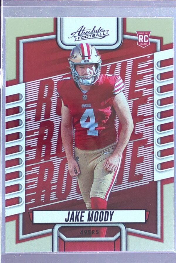 2023 Absolute Jake Moody Purple RC #188 49ers