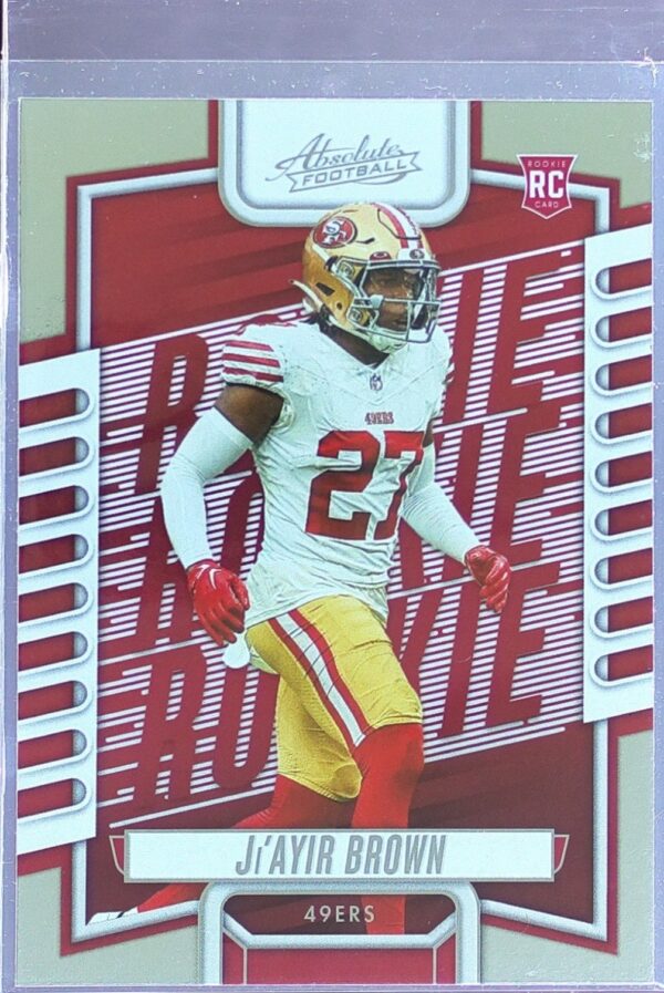 2023 Absolute Ji'Ayir Brown Retail RC #185 49ers