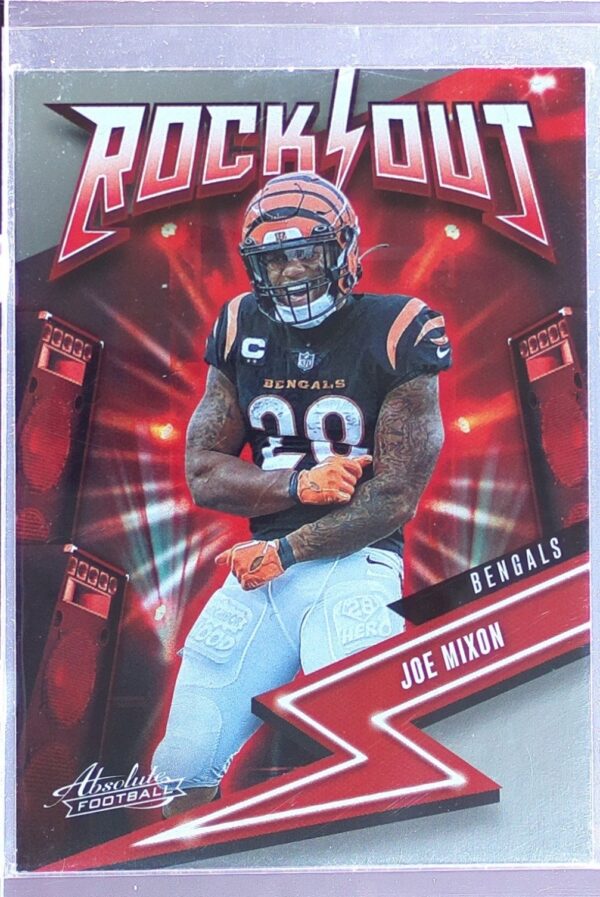2023 Absolute Joe Mixon #18 Bengals Rock Out
