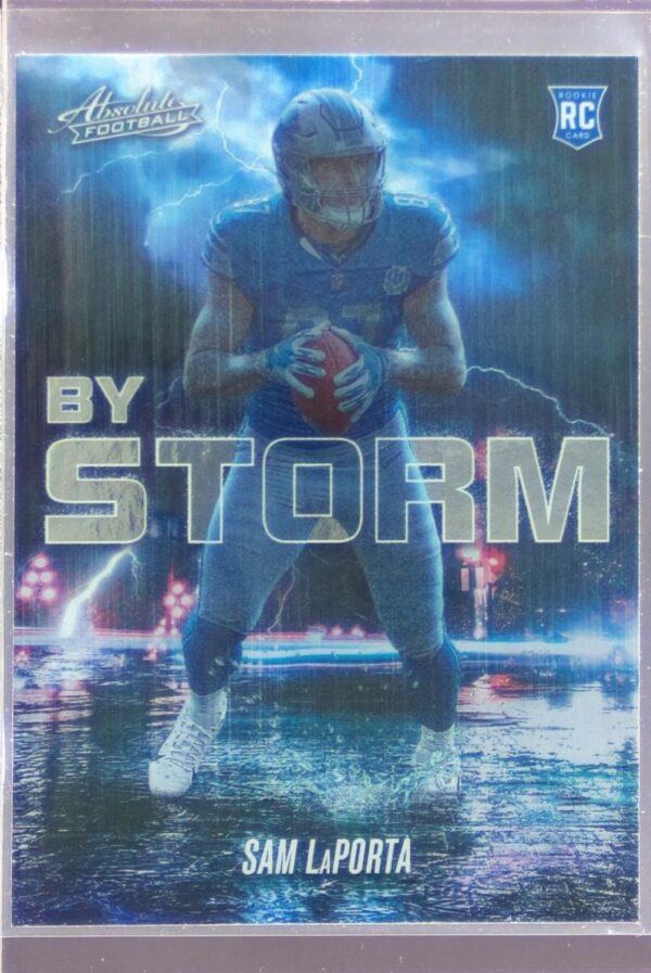 2023 Absolute Sam LaPorta RC #BST-15 Lions By Storm