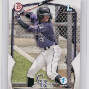 2023 Bowman 1st Edition Dyan Jorge #BPPF-22 Rockies
