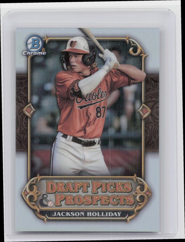 2023 Bowman Draft Jackson Holliday /250 #DPP-10 Orioles Draft Picks & Prospects