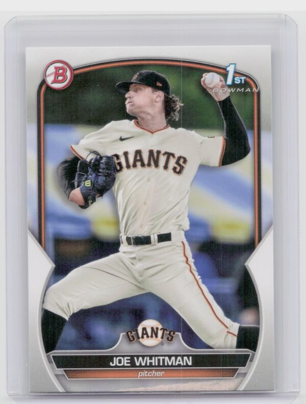 2023 Bowman Draft Joe Whitman #BD-98 Giants