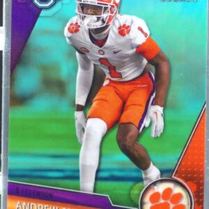 2023 Bowman University Chrome Andrew Mukuba Aqua Refractor /299 #54 Tigers